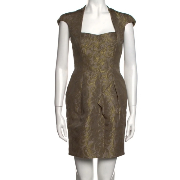Karen Millen Dresses & Skirts - Karen Millen brocade bodycon dress 4